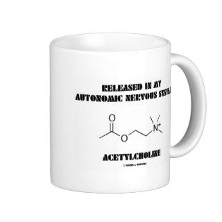Released Autonomic Nervous System Acetylcholine Mugs