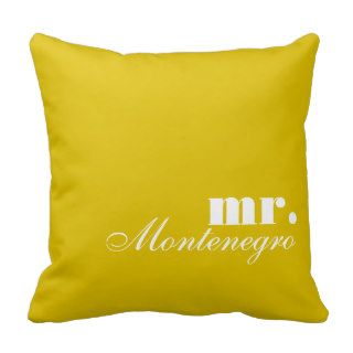 His Personalized Throw Pillows Templates  Mr.