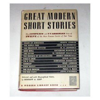 Great Modern Short Stories An Anthology of Twelve Famous Stories and Novelettes Bennett A. Cerf Books