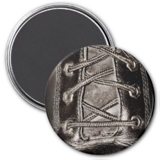 Black Leather and Laces Magnet