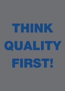 Notrax Safety Message Mats Think Quality First 3X5 Black 194Stq35bl  Doormats  Patio, Lawn & Garden