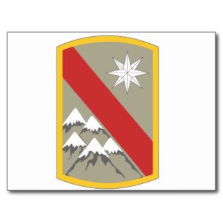 43rd Sustainment Brigade Insignia Post Cards
