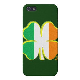 Irish Tri color Four Leaf Clover iPhone 5 Covers