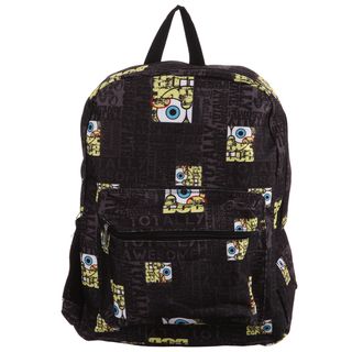Nickelodeon Sponge Bob Square Pants All Over Print 16 inch Backpack Nickelodeon Fabric Backpacks