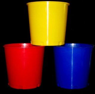 1 ea Red Blue Yelow Church Offering Buckets, Ice Buckets, 176 Ounce Plastic Container, Mfg. USA Lead Free Food Safe No BPA, .  Other Products  