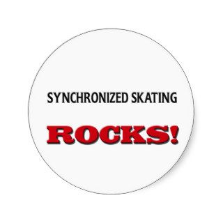 Synchronized Skating Rocks Sticker