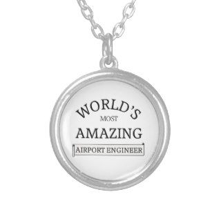 World's most amazing Airport Engineer Custom Necklace