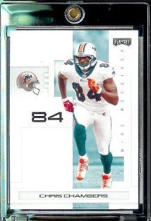2007 Playoff NFL Playoffs Black # 52 Chris Chambers   Miami Dolphins   (Serial #d to 199) Premium NFL Football Trading Card Sports Collectibles
