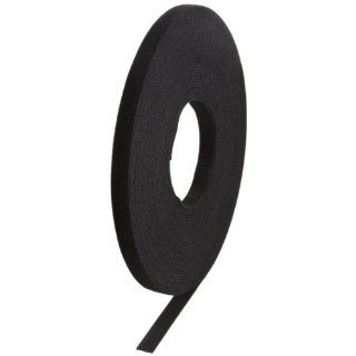 Velcro VEL178 Self Grip Strap with Hook and Loop, 75' Length x 1/2" Width, Black Adhesive Hook And Loop Strips