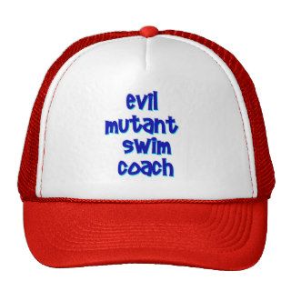 Evil Mutant Swim Coach Hats