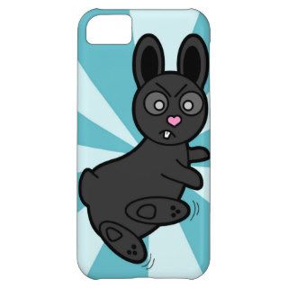 Grumpy Bunny Knows Kung Fu   Blue iPhone 5C Cover