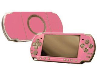 PlayStation Portable 2000 (PSP Slim) Skin   NEW   SOFT PINK system skins faceplate decal mod Video Games