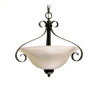 Marquis Lighting 8633 OEB 181 Pendants with Streaked White Glass Shades, Old English Bronze   Ceiling Pendant Fixtures  