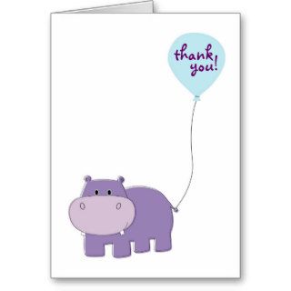 Hippo Thank You Cards
