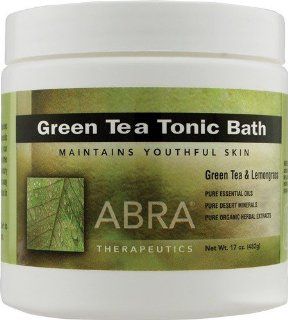 Abra Green Tea Tonic Bath 17 oz  Bath Minerals And Salts  Beauty