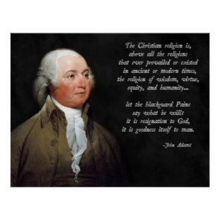 John Adams Christian Print