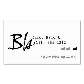 Monogram Muse Business Card   letter B
