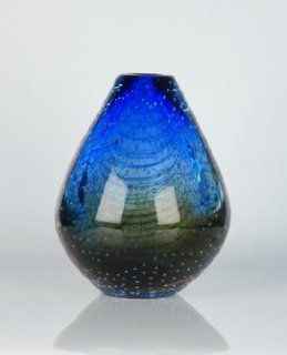 Beautiful Heavy Handblown Art Glass Vase L183   Decorative Vases