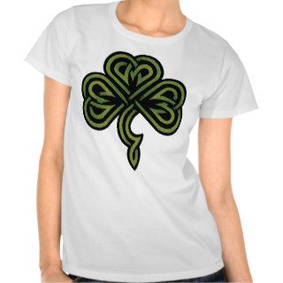 Irish Shamrock Ladies T shirt