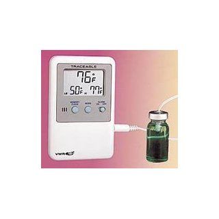 6672044 PT# 61161 364 Thermometer Lab Traceable Fridge/Frzr Dgt LCD Dual Wlmnt Ea Made by Control Company Industrial Products