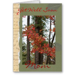 Get Well Soon Mom Greeting Cards