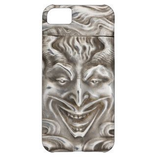 Devil Antique Repousse Silver Jewelry Phone Case iPhone 5C Cases