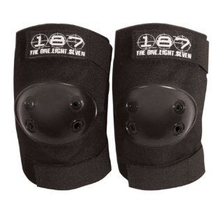 187 Fly Black Small Elbow Pads  Skate And Skateboarding Elbow Pads  Sports & Outdoors