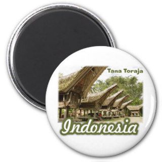 Tana Toraja Indonesia Souvenir Fridge Magnet