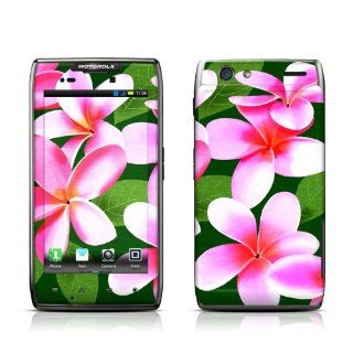 Pink Plumerias Design Protective Skin Decal Sticker for Motorola Droid Razr MAXX Cell Phone Cell Phones & Accessories