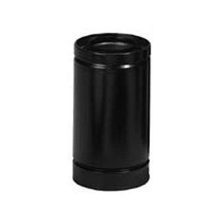 Metalbest 1605012B Black Direct Vent Direct Temp 5" x 8" Direct Vent 12" Pipe Length   Ducting Components  
