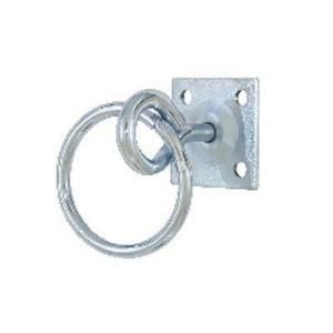 Lehigh 2 in. Zinc Plated Hitch Ring with Plate (6 Pack) 7236 6OL