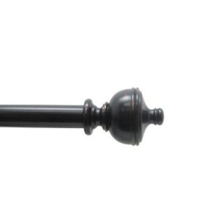 Home Decorators Collection 72 in.   144 in. Oil Rubbed Bronze 1 in. Urn Rod Set 29 4110 20