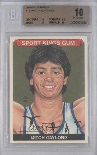 Mitch Gaylord BGS GRADED 10 (Trading Card) 2010 Sportkings #193 Sports Collectibles
