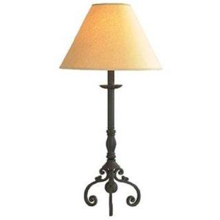 Cal Lighting BO 398 BK Table Lamp with Beige Fabric Shades, Black Finish    
