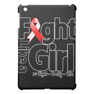 Myelodysplastic Syndromes Ribbon Fight Like a Girl Cover For The iPad Mini