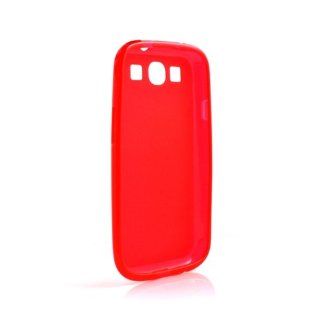 System S Red TPU Silicone Case Cover Skin for Samsung Galaxy S3 i9300 Cell Phones & Accessories