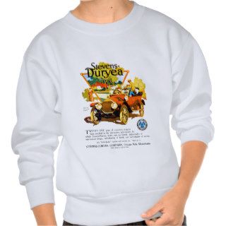 Stevens Duryea Automobile Advertisement Pull Over Sweatshirts