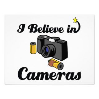 i believe in cameras invitations