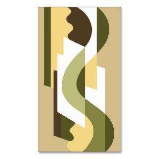 SUISSE Art Deco Moderne Original Deco Colors Business Card Templates