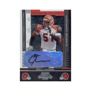 2005 Playoff Contenders #197 Odell Thurman AU RC Auto Sports Collectibles