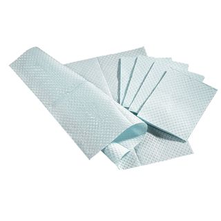 Medline Pro Towel, 2 Ply Tissue/Poly, White 17 inch x 19 inch (Case of 500) Medline Towels & Washcloths