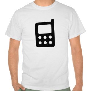 Cell Phone Icon Tshirt