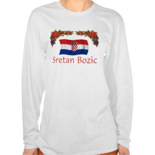 Croatian Sretan Bozic (Merry Christmas) T shirts