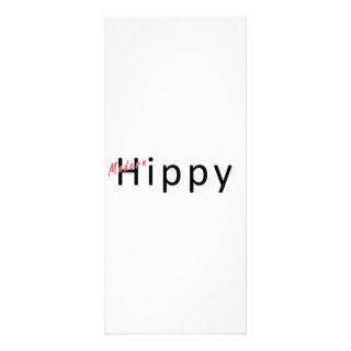 Modern Hippy Rack Card Template