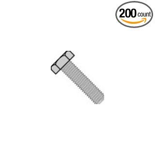 Hex Tap Bolt Fully Threaded Zinc 3/8 16 X 3 1/2 (Pack of 200) Cap Screws And Hex Bolts