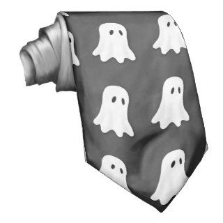 Funny Halloween Ghosts Tie
