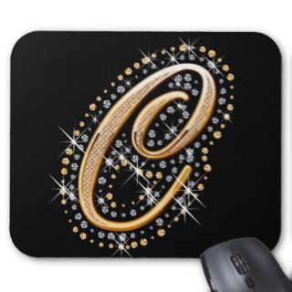 Golden Letter C   Mousepad
