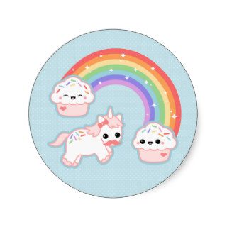 Cute Pink Unicorn Sticker