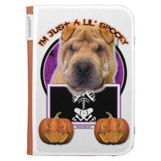 Halloween   Just a Lil Spooky   Chinese Shar Pei Cases For The Kindle