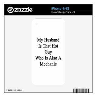 My Husband Is That Hot Guy Who Is Also A Mechanic. Skin For The iPhone 4S